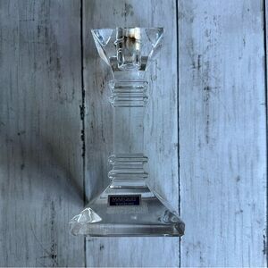 PREOWNED VINTAGE WATERFORD CRYSTAL 6” MARQUIS TREVISO CANDLE STICK HOLDER